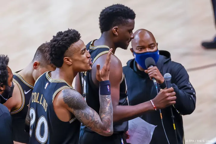 basketballers hawks trekken stand gelijk tegen philadelphia