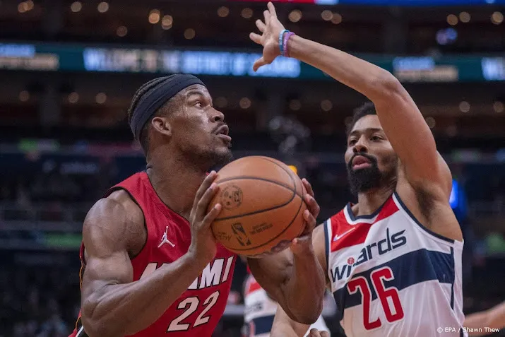 basketballers miami heat hebben eerste plek in nba terug