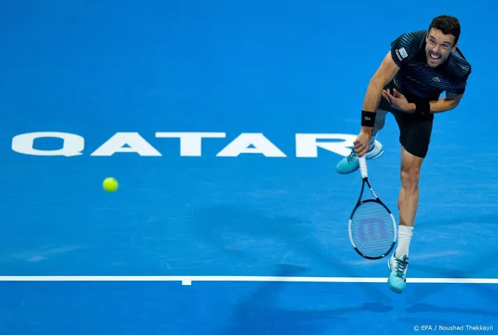 bautista agut pakt de titel in doha