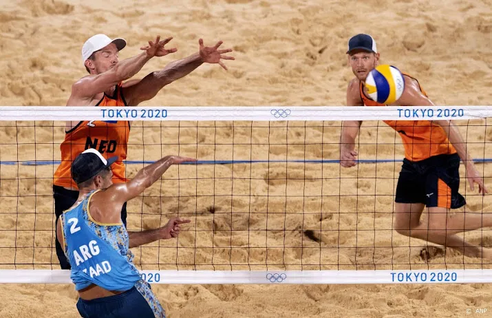 beachvolleybalduo brouwer meeuwsen uitgeschakeld door noren
