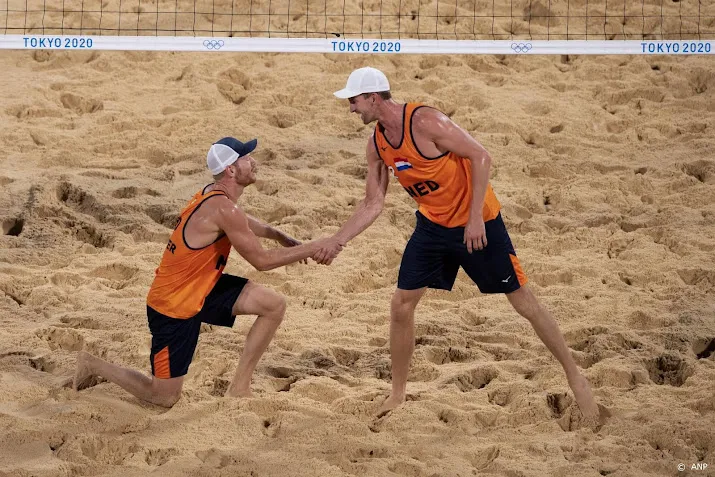 beachvolleyballers brouwer en meeuwsen niet naar ek finale