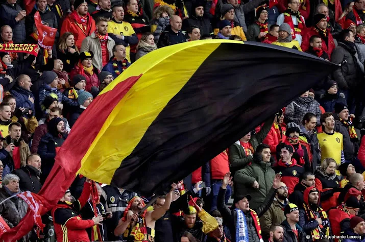 belgen mogen niet meer eten en drinken op voetbaltribune