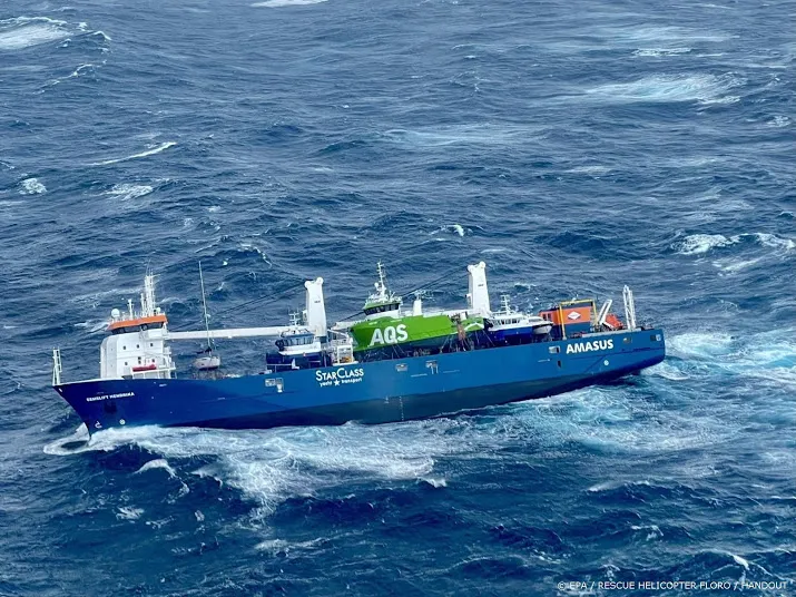 berging nederlands schip bij noorwegen gaat van start