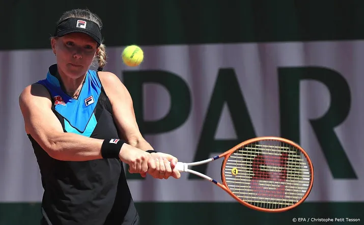 bertens al na een partij klaar op roland garros