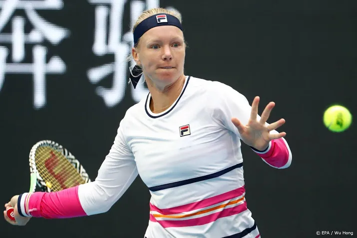 bertens in kwartfinales tegen mladenovic