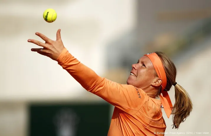 bertens ligt voor op schema en hoopt op australian open