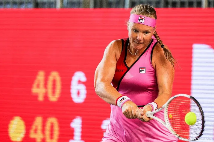 bertens op lijst wta cincinnati maar helft van top tien ontbreekt