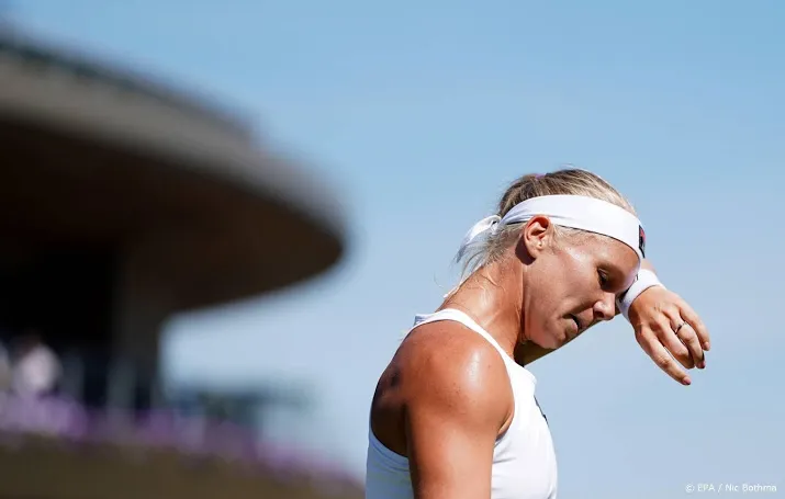 bertens opnieuw snel uitgeschakeld