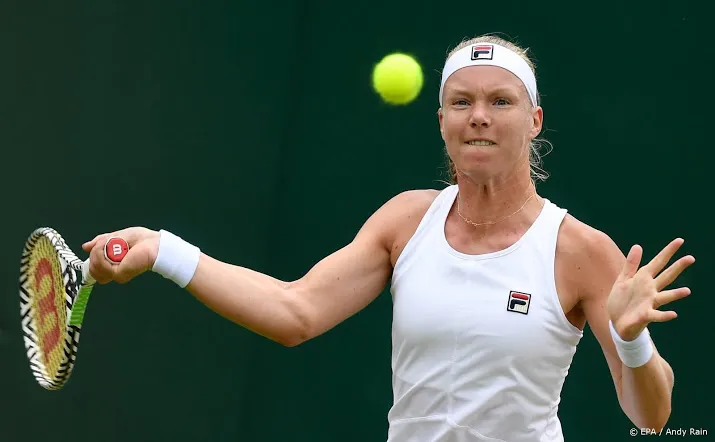 bertens uitgeschakeld in derde ronde wimbledon