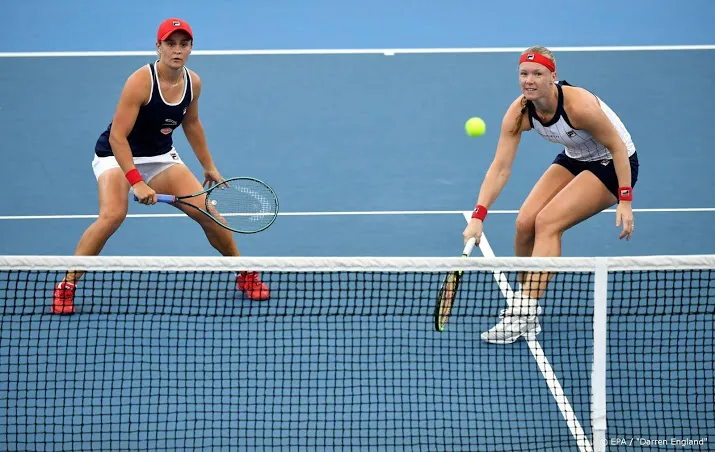 bertens verliest dubbelfinale in brisbane