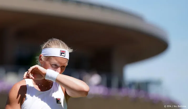 bertens zakt naar vijfde plaats