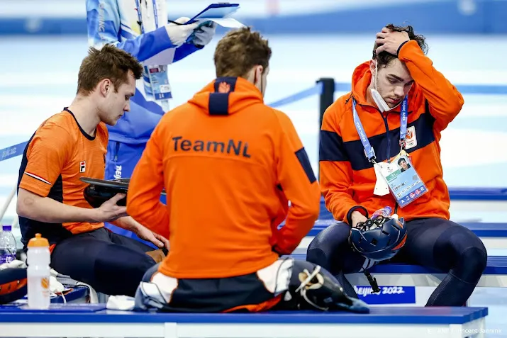 berusting bij schaatsers na missen medaille ploegachtervolging