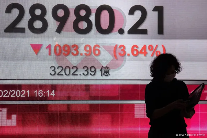 beurs in hongkong zakt markten in japan en china dicht