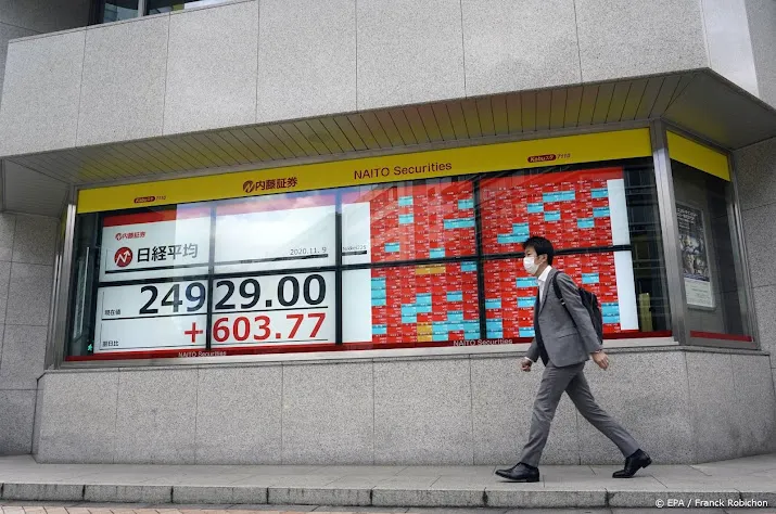 beurs tokio flink hoger na nieuws rond premier suga