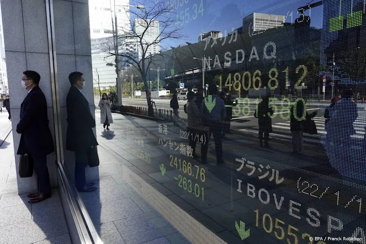 beurs tokio verliest na inflatieprognose centrale bank japan