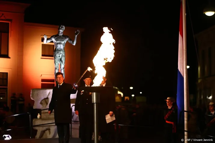 bevrijdingsvuur laait op in wageningen