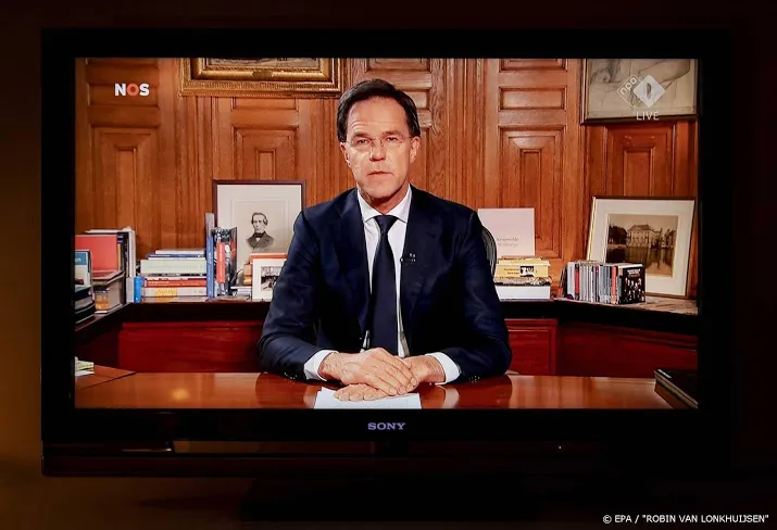 bijna 54 miljoen kijkers voor toespraak premier rutte