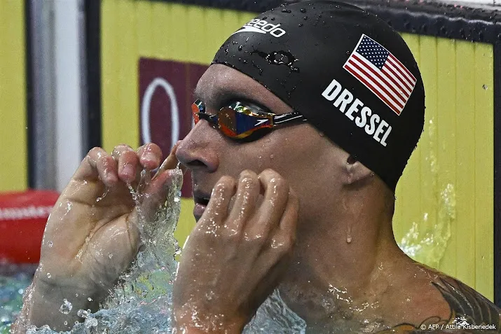 bijrol in vs voor zevenvoudig olympisch zwemkampioen dressel
