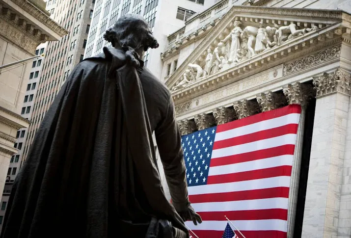 bloedrode beursdag op wall street