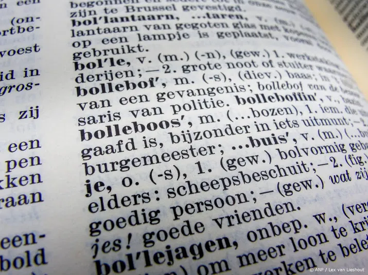 blokkeerfries woord van het jaar 2018