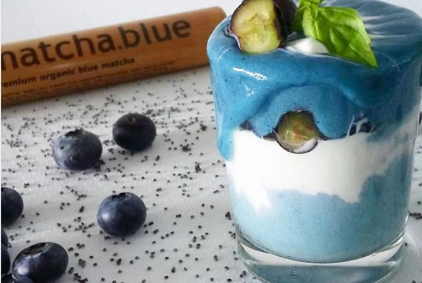 blue matcha