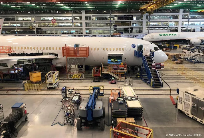 boeing ziet productie 787 gehinderd door tekort onderdelen