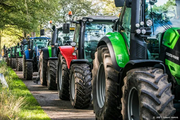 boeren protesteren in winterswijk tegen stikstofregels