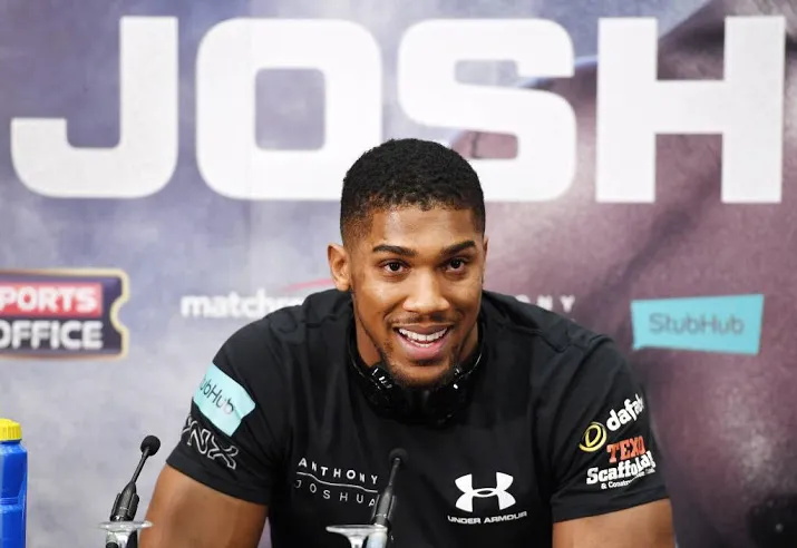 bokskampioenen joshua en parker de ring in
