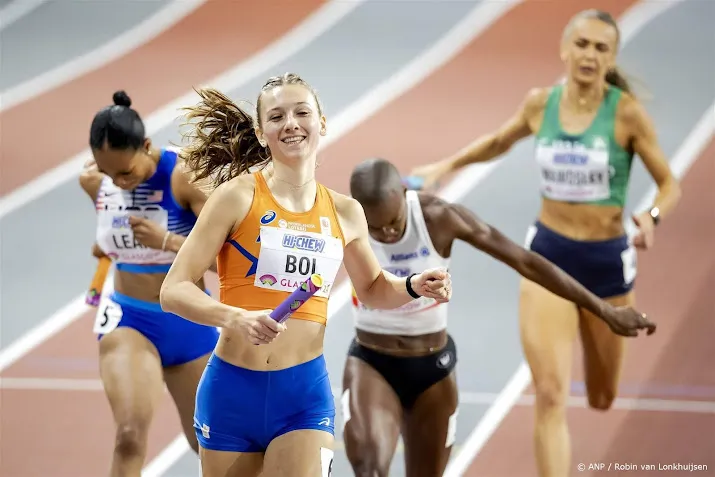 bol loodst estafettevrouwen naar finale 4400 meter op wk indoor