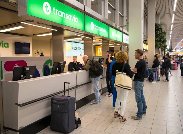 boodschap is aangekomen bij transavia