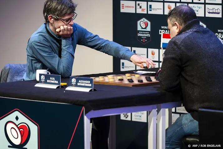 boomstra voor derde keer wereldkampioen dammen