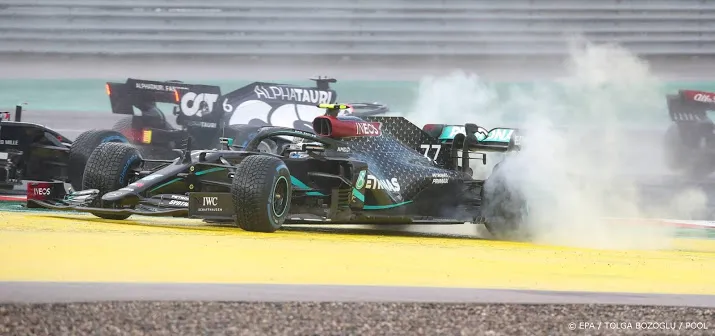 bottas tolt zes keer om zijn as rampzalige race