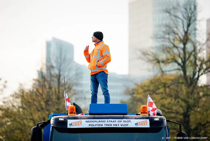 bouwersprotest op malieveld begonnen