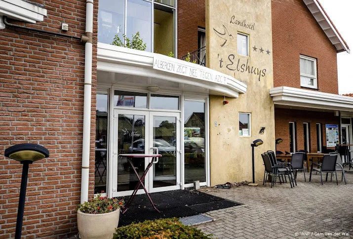 brand geweest op terrein bij asielhotel in albergen