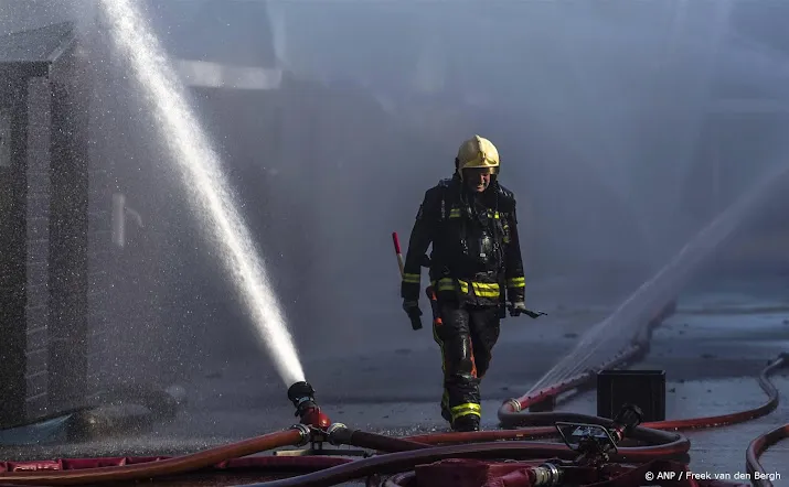 brand in wooncomplex in waddinxveen