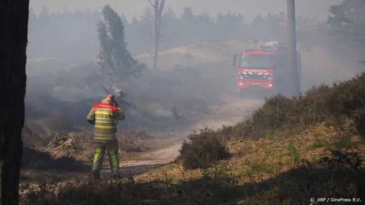 brandweer extra alert op natuurbranden