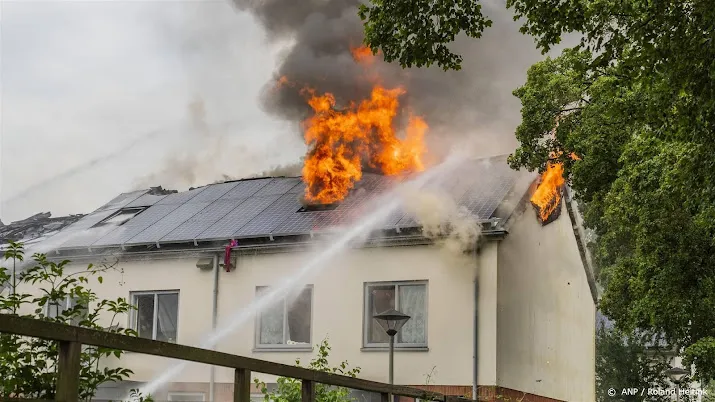 brandweer grote brand in arnhem zondag begon in keuken