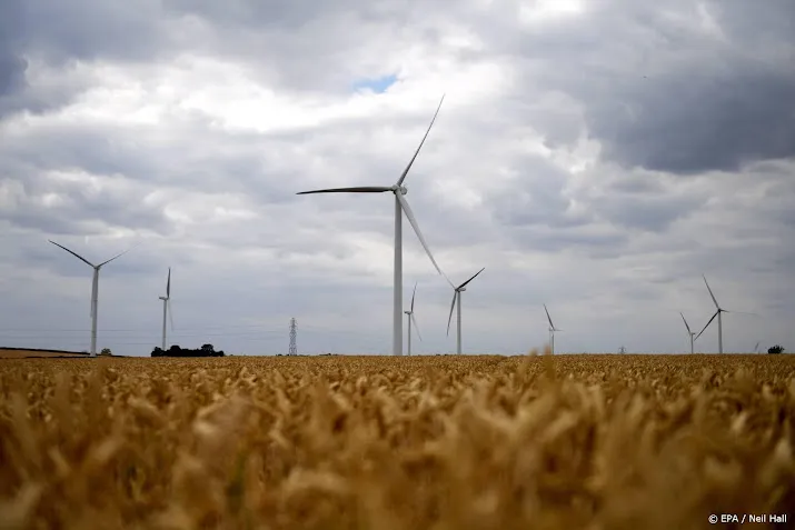 brits record voor stroomproductie met windmolens