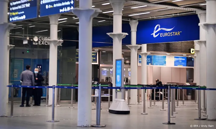 britse beveiligers eurostar treinen blazen staking af