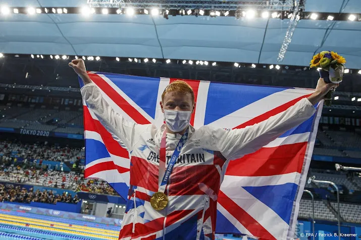 britse zwemmers pakken goud en zilver op 200 vrij