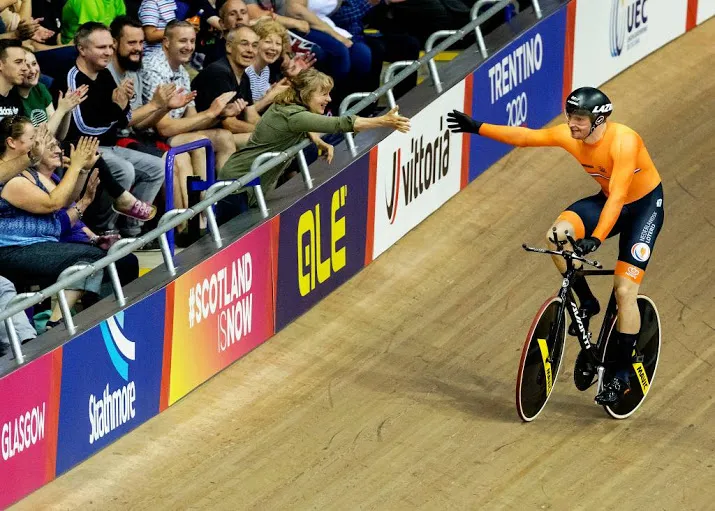 brons buchli op keirin bij wereldbeker