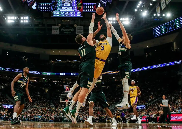 bucks winnen basketbaltopper tegen lakers in nba