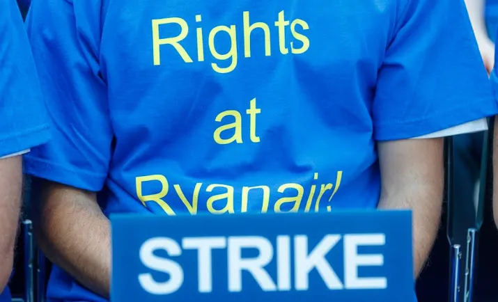 cabinepersoneel ryanair staakt 28 september