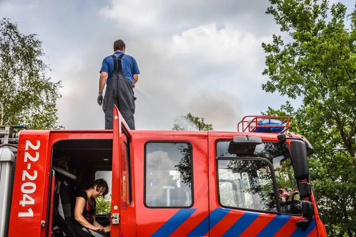 camping in wedde bedreigd door brand