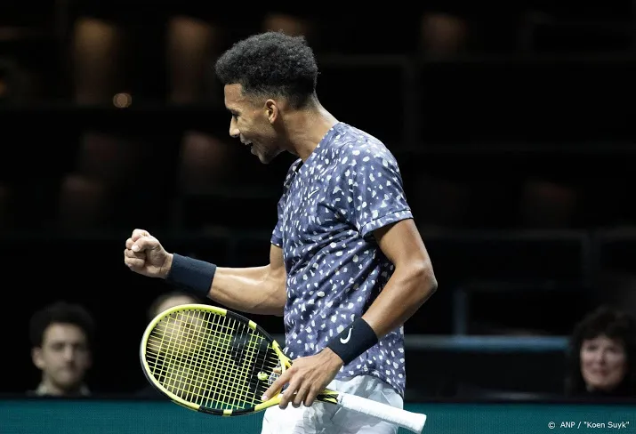 canadees auger aliassime in tennisfinale rotterdam