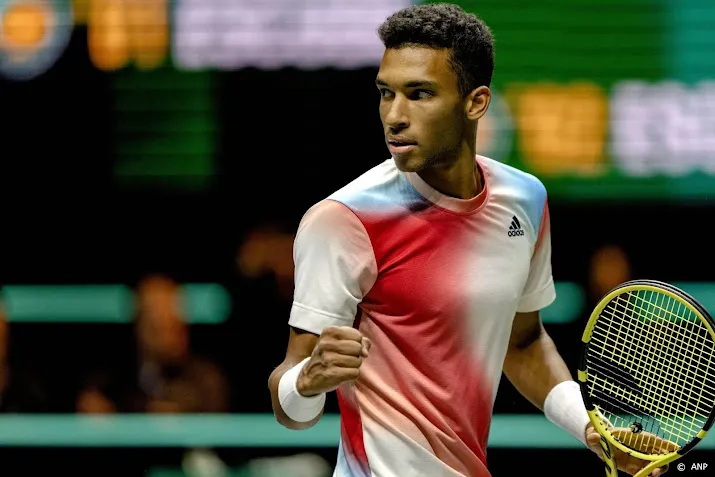canadese tennisser auger aliassime naar halve finales rotterdam