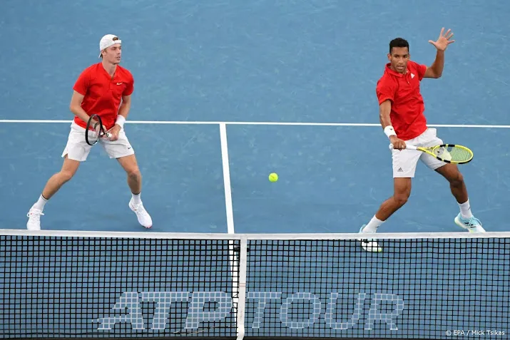 canadese tennissers via titelhouder rusland naar finale atp cup
