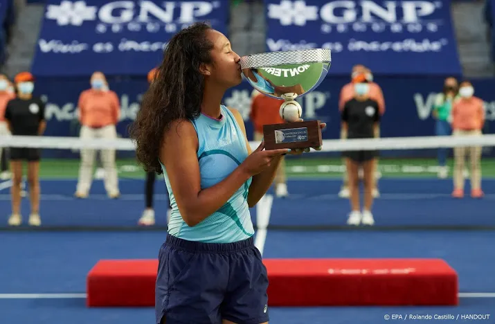 canadese tiener wint zonder setverlies wta toernooi monterrey