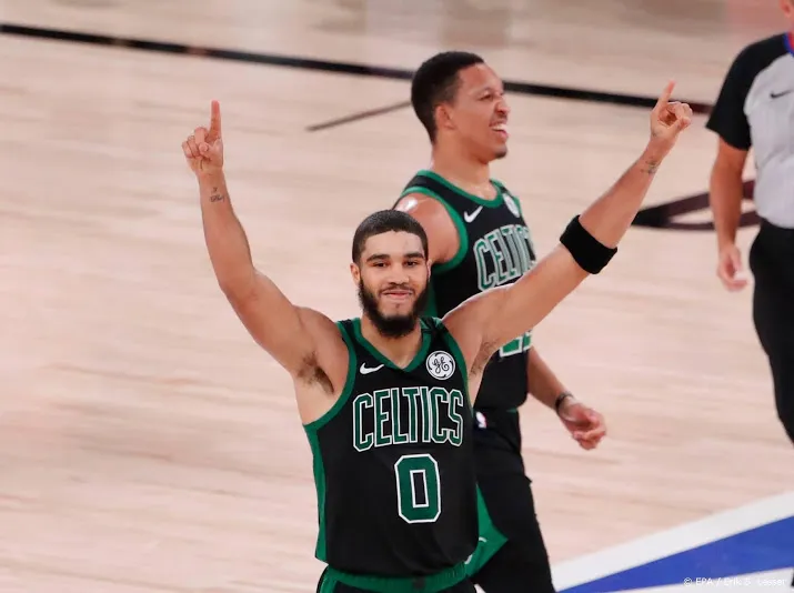 celtics schakelen titelverdediger raptors uit in play offs nba