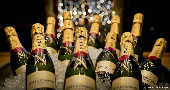 champagneproducent moet chandon onze voorraad raakt op